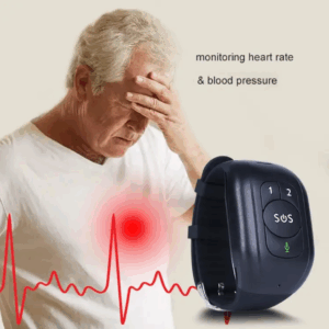 RF-V48  4G SoS Smart Watch For Elderly With GPS Tracking Emergency Alarm GPS Positioning, Waterproof - Image 5