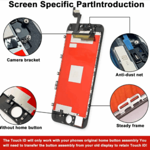 Premium LCD Screen With Touch Digitiser Display for iPhone 6s (Black) - Image 4