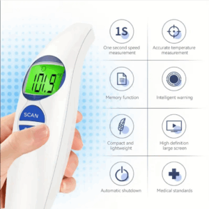 Digital Infrared 3-in-1 Touchless Forehead Thermometer for Adults & Youngsters - Image 3