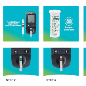 Glucometer Accu-chek Active strips 50s - Image 3