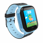 Smart Watch Q528 with GPS Tracker For Kids SOS Call Location Flashlight Camera Remote Listening (Blue)