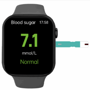 YS-901Smart Medical Watch Bluetooth With Multi-function  Blood Ketone Uric Acid Blood Glucose Monitor Diabetes Testing with Test Strips - Image 2