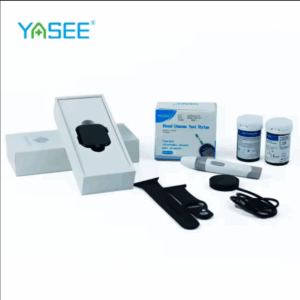 YS-901Smart Medical Watch Bluetooth With Multi-function  Blood Ketone Uric Acid Blood Glucose Monitor Diabetes Testing with Test Strips - Image 8