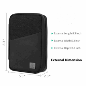 WiWU Water Resistant Nylon Pouch Travel Pouch Sleeve Storage Bags Mac Notebook Mate for Laptop Accessories - Image 4