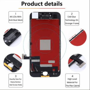 Premium Replacement LCD Screen With Touch Digitiser Display for iPhone 7 Black - Image 4