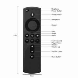 Replacement Remote Control for Amazon L5B83H - Image 2