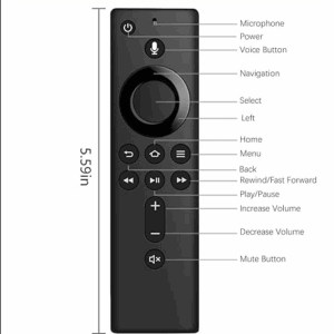 Replacement Remote Control for Amazon L5B83H - Image 4