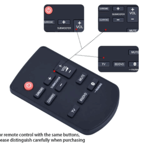 Replacement Remote Control for Panasonic N2QAYC000103 - Image 5