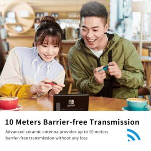 4 in 1 – Type C Wireless Bluetooth Audio Transmitter with Mic A2DP SBC Wireless Bluetooth Dongle Adapter For Switch/PS4/PS5/PC - Image 4