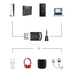 Wireless Bluetooth 4.0 Dongle Adapter Audio Transmitter USB 2.0 For PS5 / PS4 / PC - Image 5