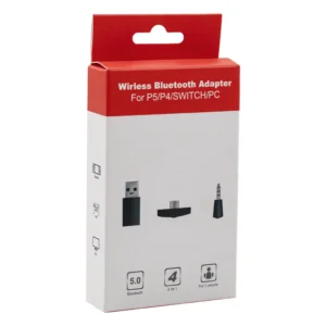 4 in 1 – Type C Wireless Bluetooth Audio Transmitter with Mic A2DP SBC Wireless Bluetooth Dongle Adapter For Switch/PS4/PS5/PC - Image 5